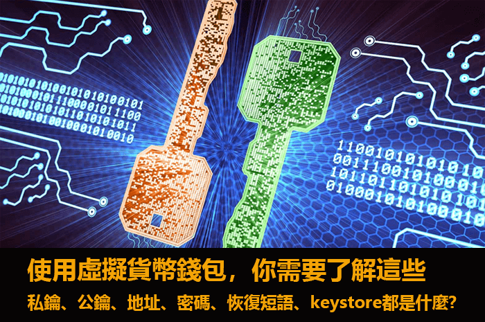 虛擬貨幣錢包中的私鑰、地址、恢復短語是什麼